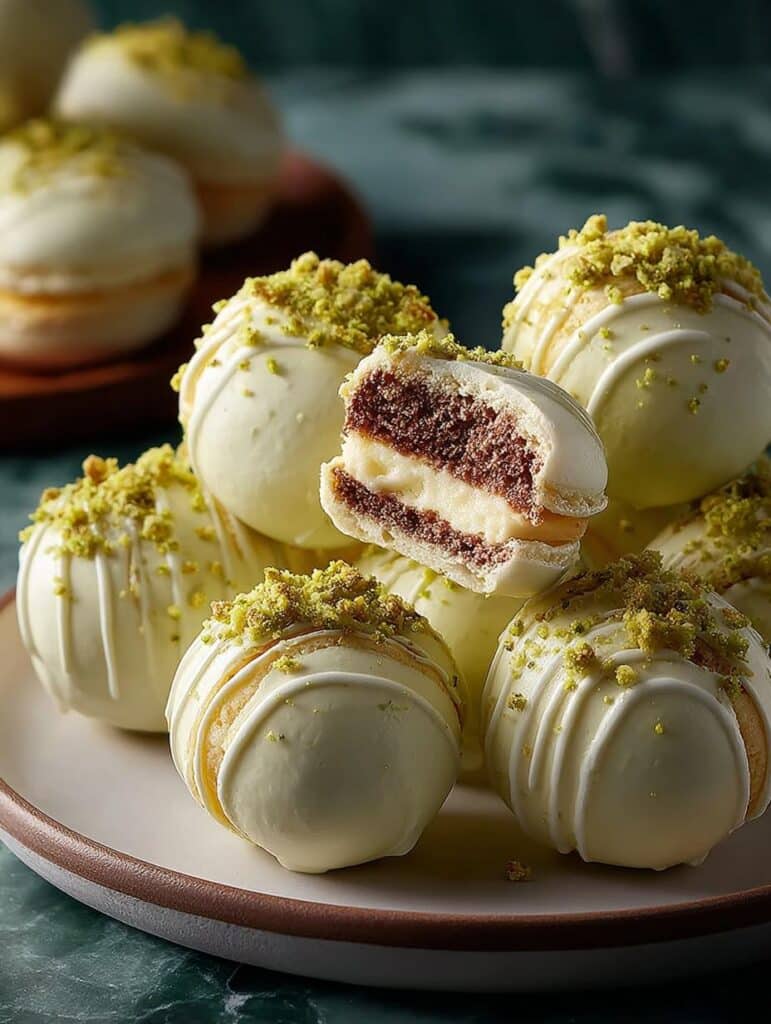 Delightful Grinch Macarons For