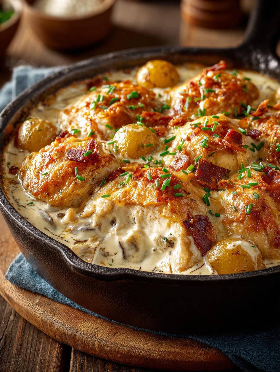 Dutch Oven Creamy Ranch Chicken & Potatoes Delight - Dutch Oven Creamy Ranch - additional detail