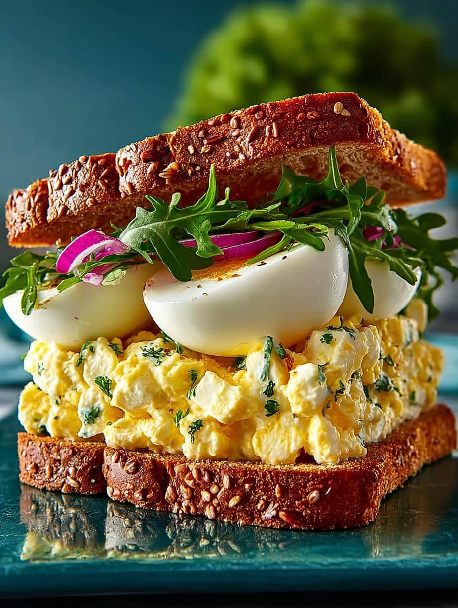 Egg Salad Sandwich: 4 Simple Steps to Creamy Perfection - Egg Salad Sandwich - additional detail