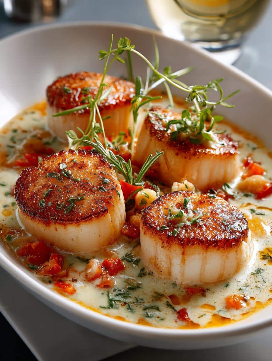 Elegant Scallops with Vodka: 7 Steps to Culinary Bliss - Elegant Scallops with Vodka - main visual representation