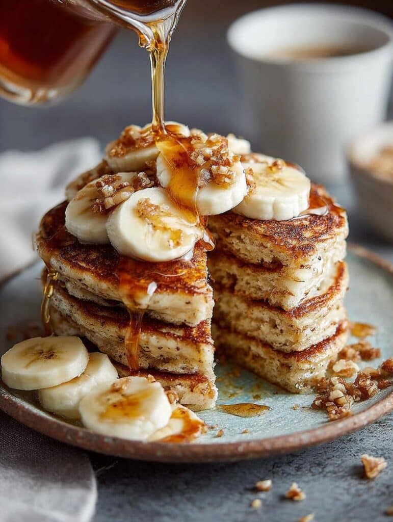 Fluffy Banana Pancakes