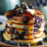 Fluffy Blueberry Pancakes