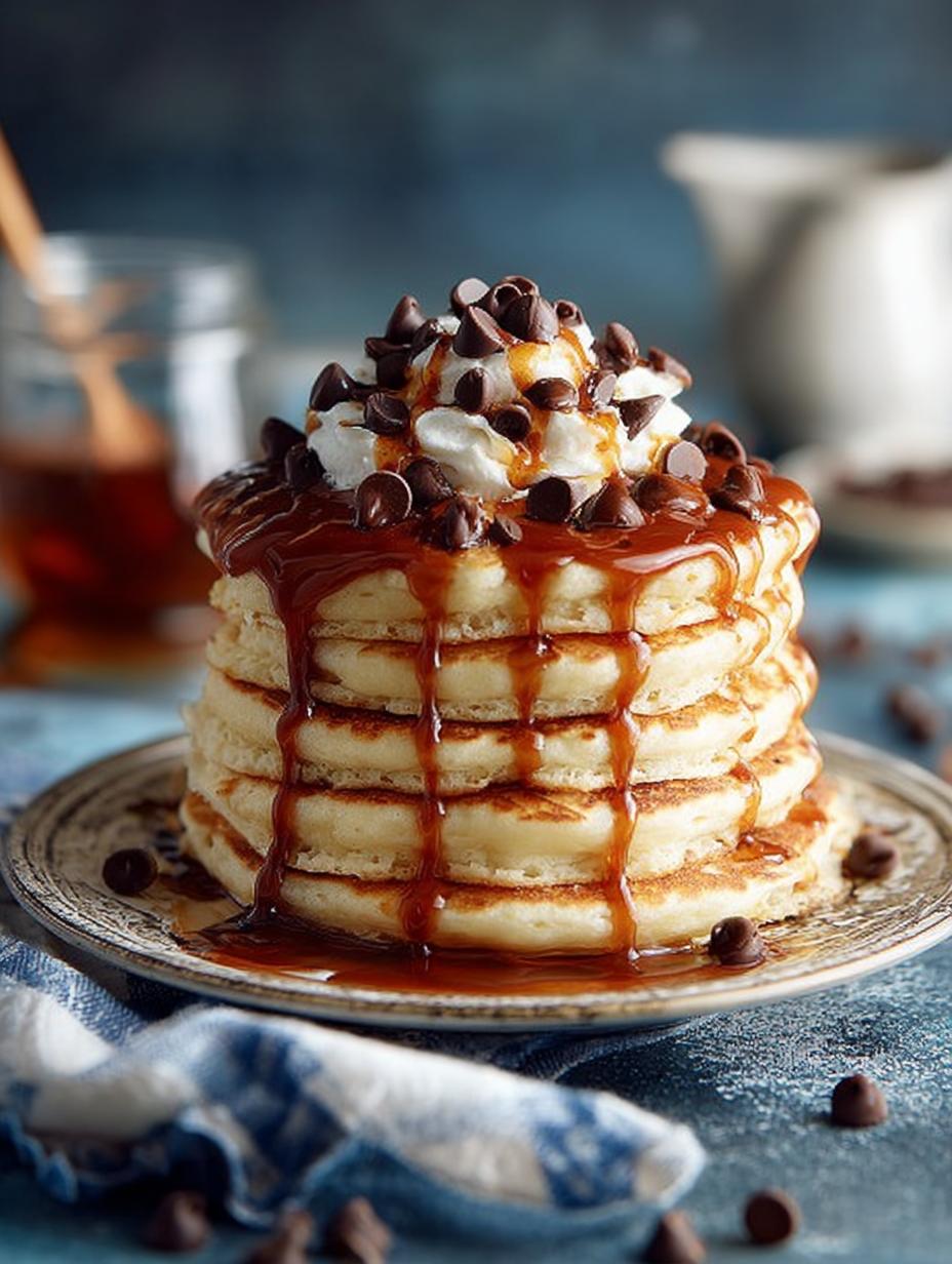Fluffy Chocolate Chip Pancakes: 10-Minute Delight - Fluffy Chocolate Chip Pancakes - main visual representation