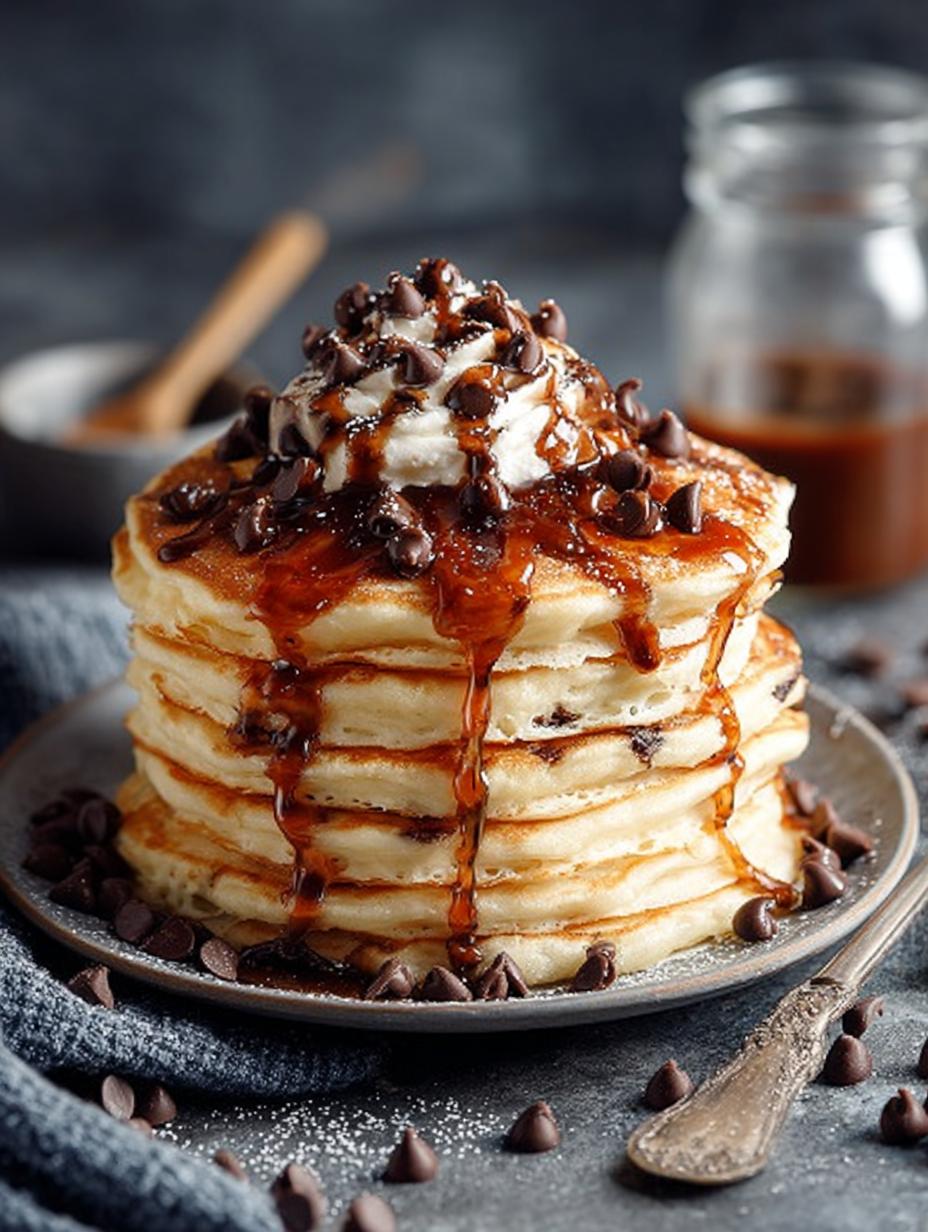 Fluffy Chocolate Chip Pancakes: 10-Minute Delight - Fluffy Chocolate Chip Pancakes - additional detail