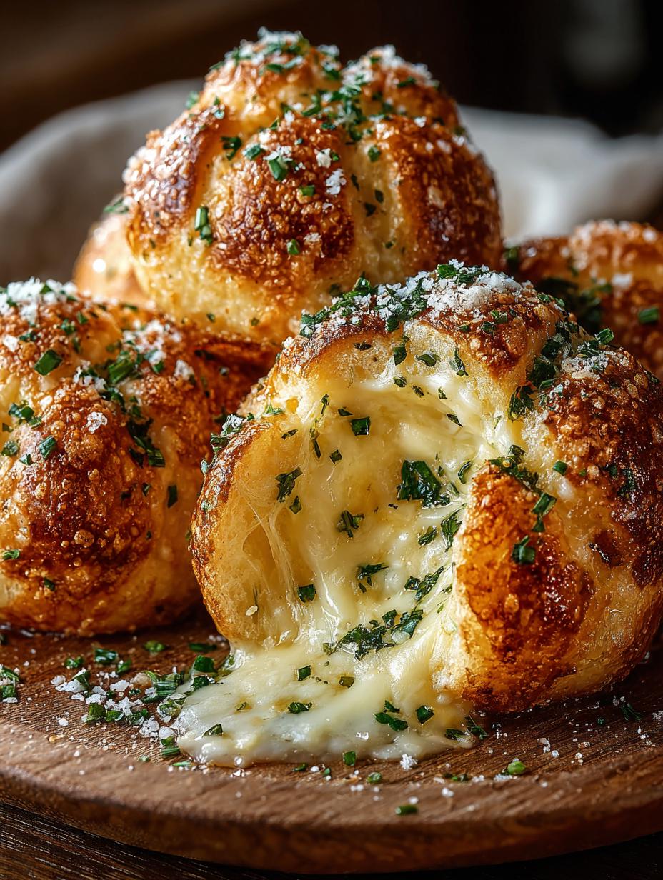 Garlic Butter Cheese Bombs: 12 Irresistible Melty Snacks - Garlic Butter Cheese Bombs - additional detail