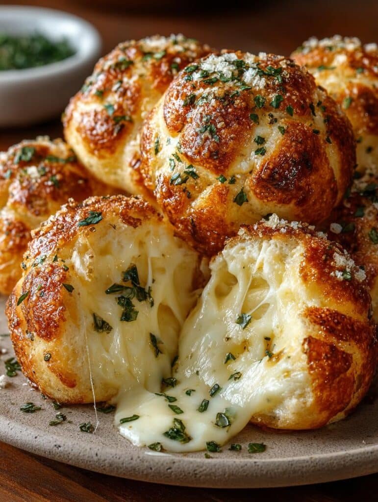 Garlic Butter Cheese Bombs