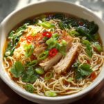 Ginger Scallion Chicken Noodle
