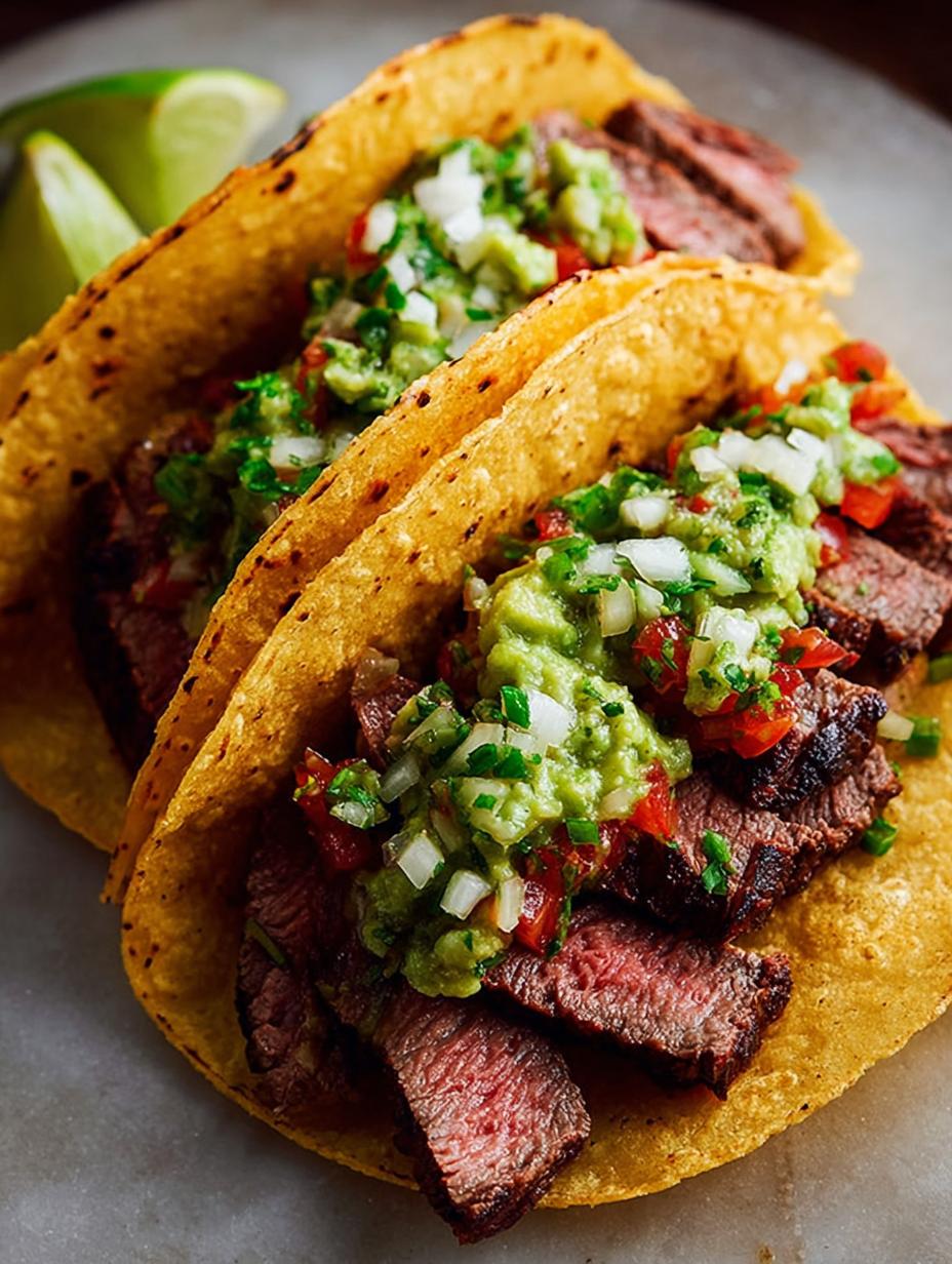 Grilled Steak Tacos with Avocado Salsa for Flavor Lovers - Grilled Steak Tacos with - main visual representation