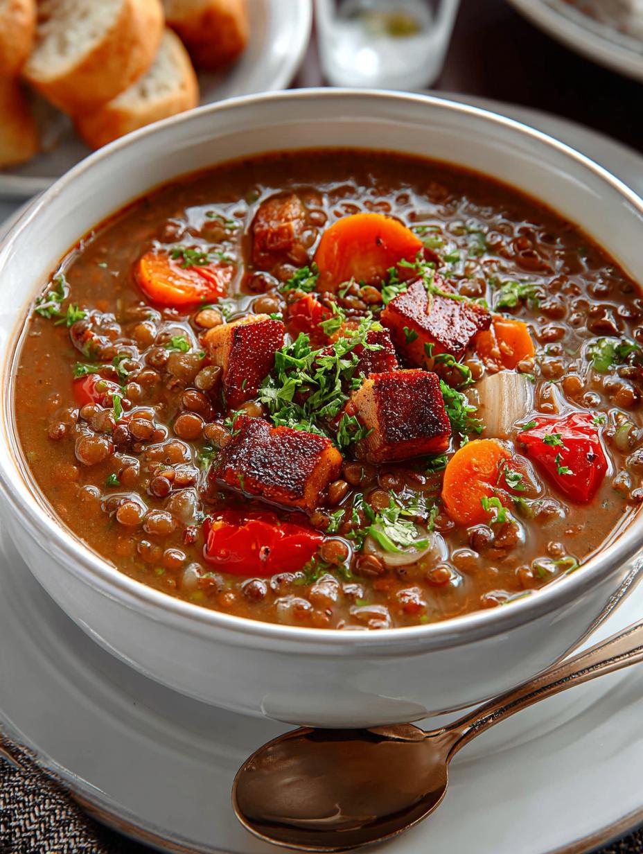 Ham Lentil Soup: 5 Reasons to Love This Comfort Food - Ham Lentil Soup - main visual representation