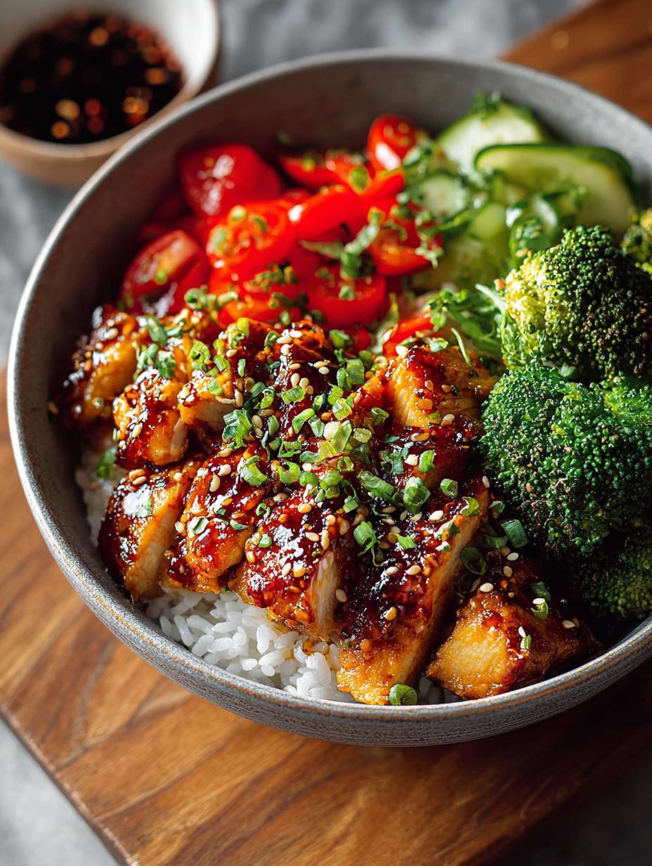 Healthy Teriyaki Chicken Bowl