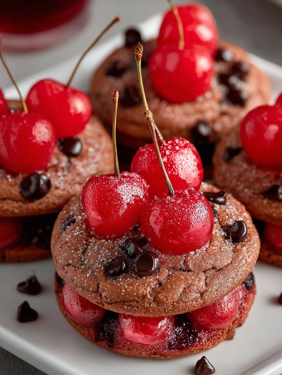 Heavenly Maraschino Cherry Chocolate Chip Cookies Recipe - Heavenly Maraschino Cherry Chocolate - additional detail