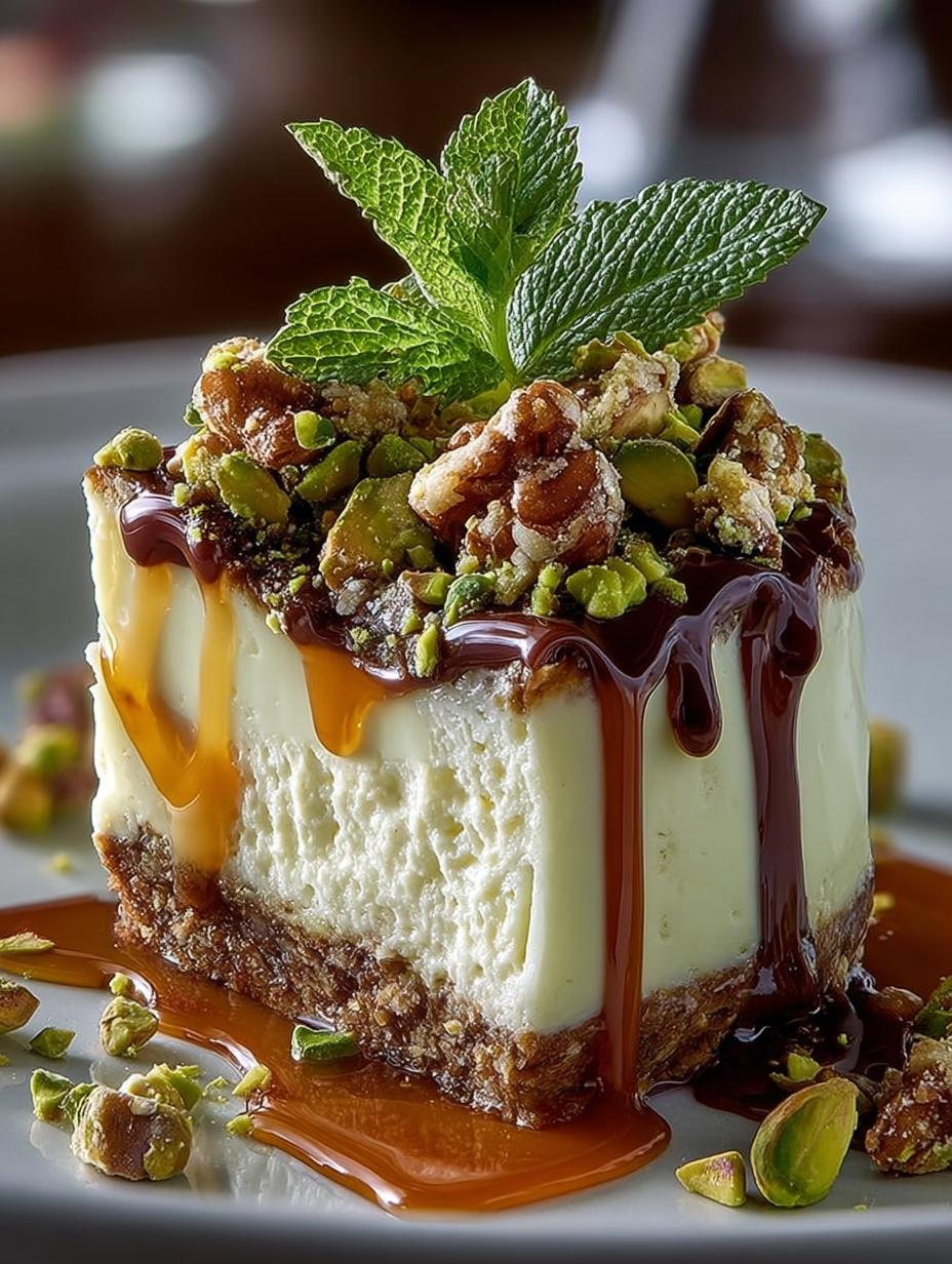 Heavenly Pistachio White Chocolate Cheesecake Delight - Heavenly Pistachio White Chocolate - main visual representation
