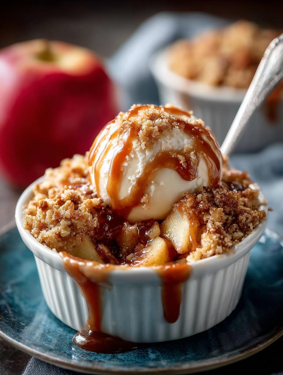 Individual Apple Crumbles: 8 Cozy Miniature Desserts - Individual Apple Crumbles - additional detail