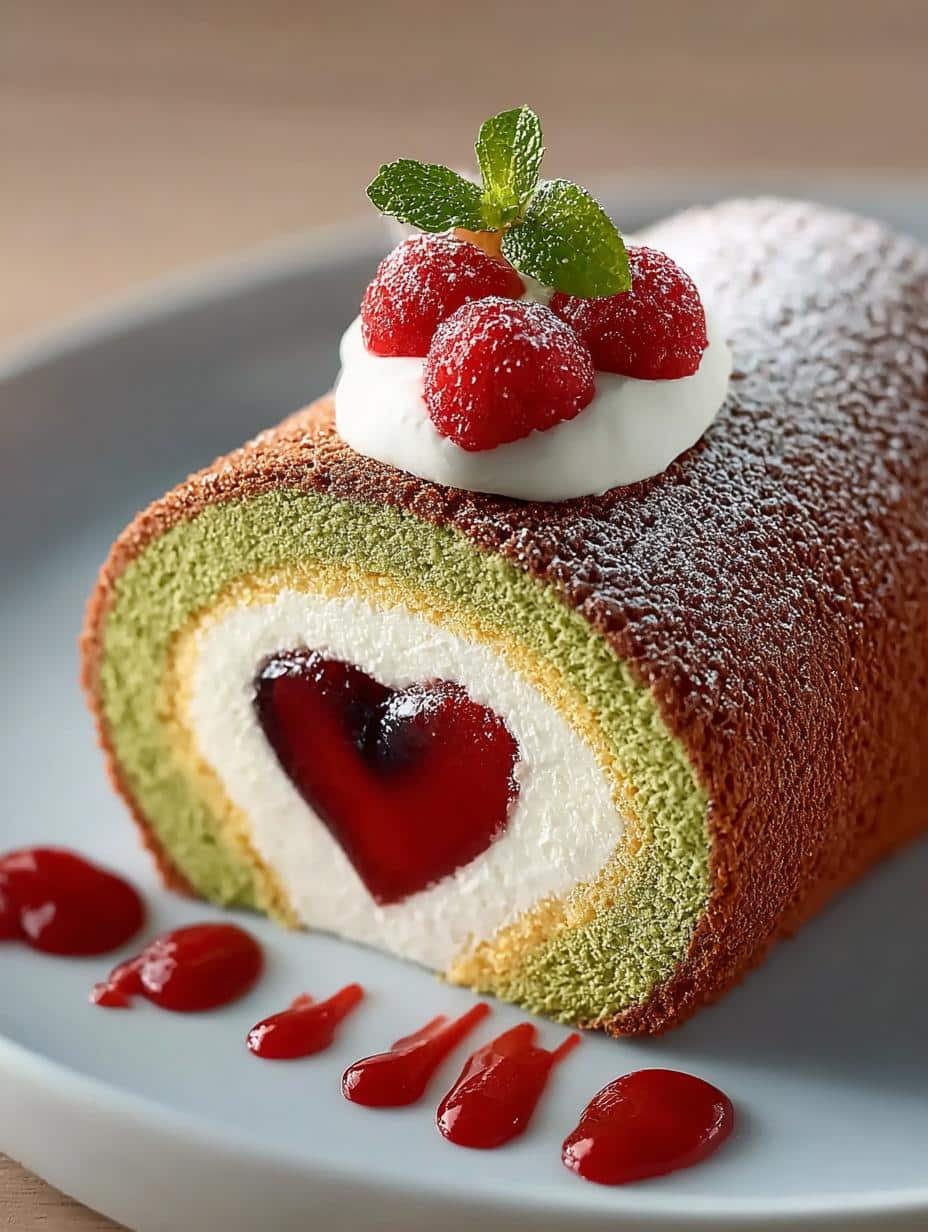 Irresistible Heart Roll Cake: 8 Steps to Delight - Irresistible Heart Roll Cake - main visual representation