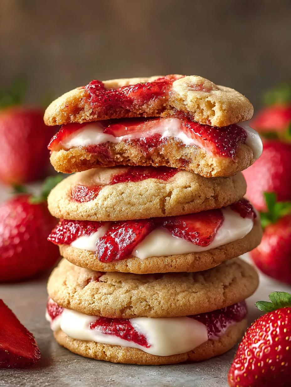 Irresistible Strawberry Cheesecake Cookies You Must Try - Irresistible Strawberry Cheesecake Cookies - additional detail