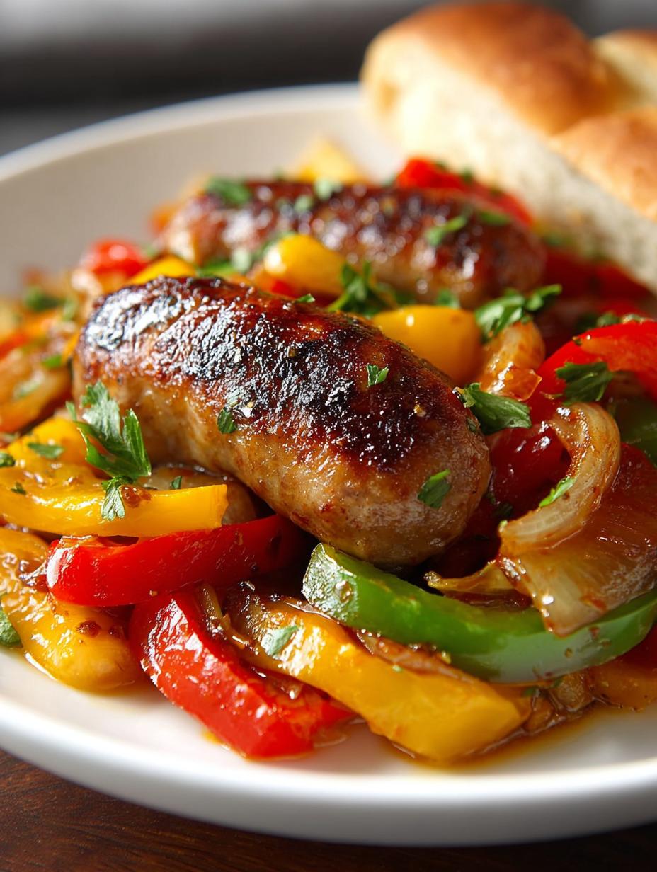 Delicious Italian Sausage Peppers Skillet Recipe - Italian Sausage Peppers Skillet - additional detail