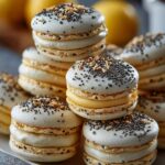 Lemon Poppy Seed Macarons