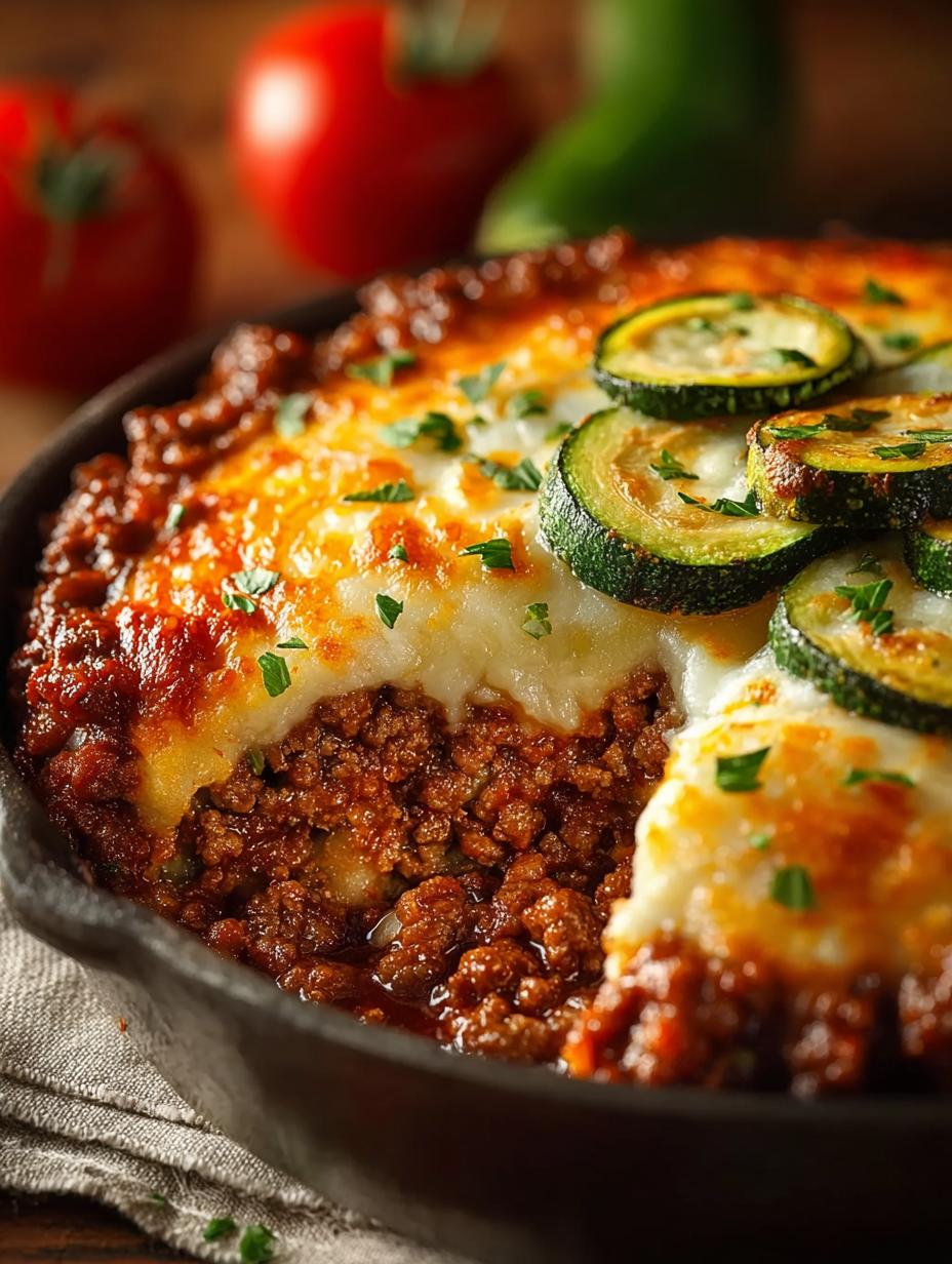Delicious Low Carb Ground Beef Zucchini Bake Recipe - Low Carb Ground Beef - additional detail