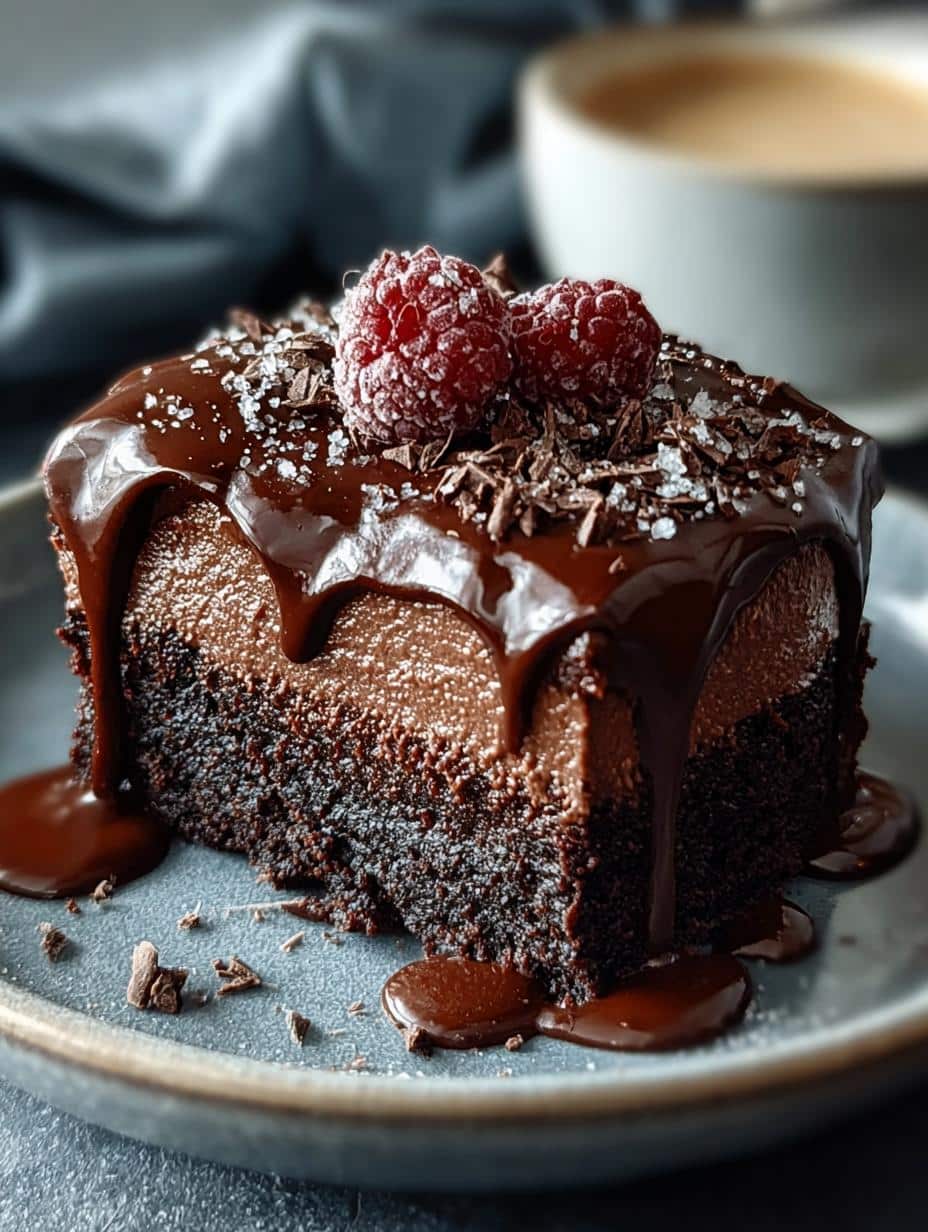 Decadent Mini Mocha Brownie Chocolate Delight - Mini Mocha Brownie Chocolate - additional detail