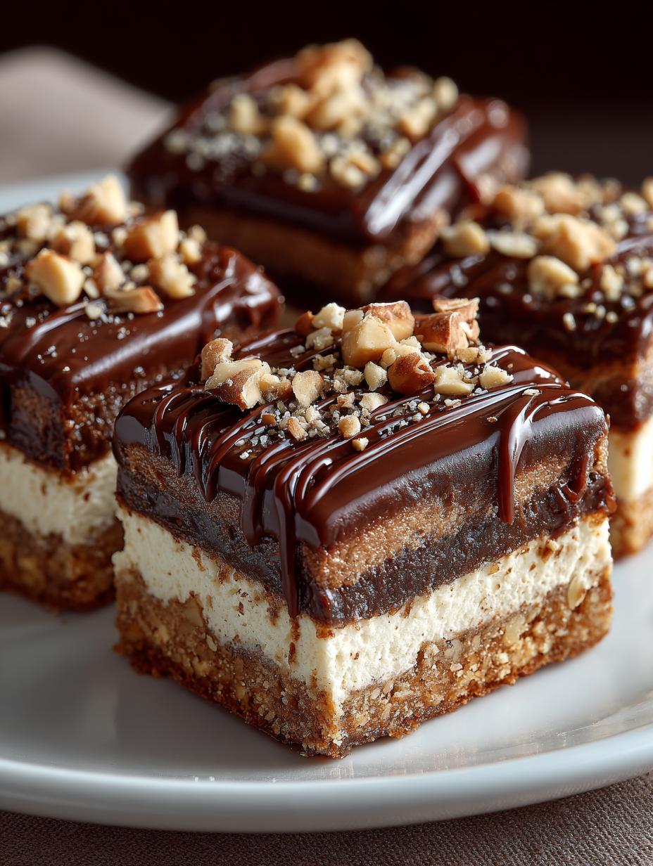 Nutella Cheesecake Bars: 5 Irresistible Layers of Delight - Nutella Cheesecake Bars - main visual representation