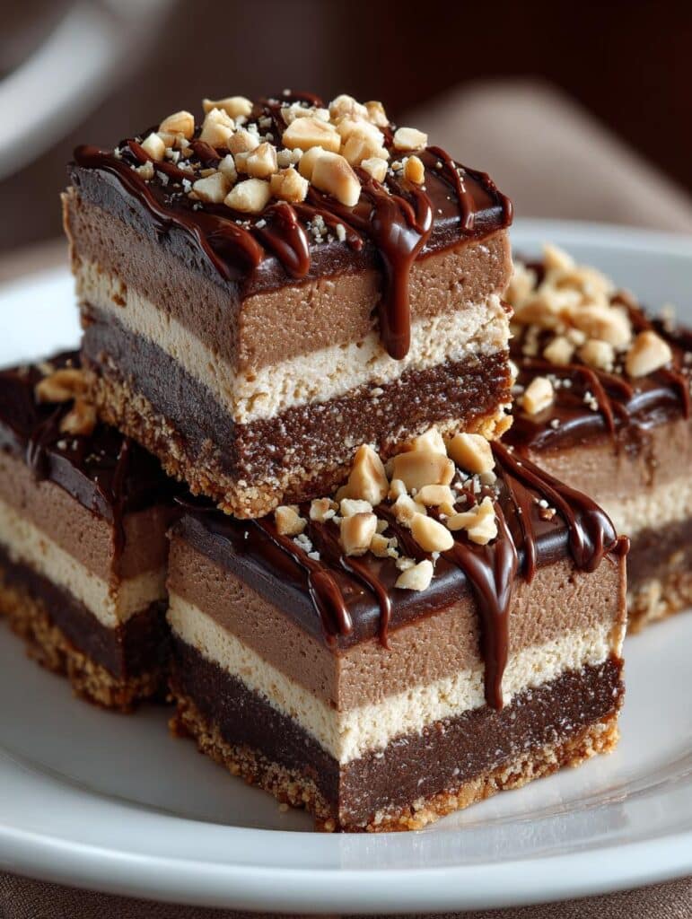 Nutella Cheesecake Bars