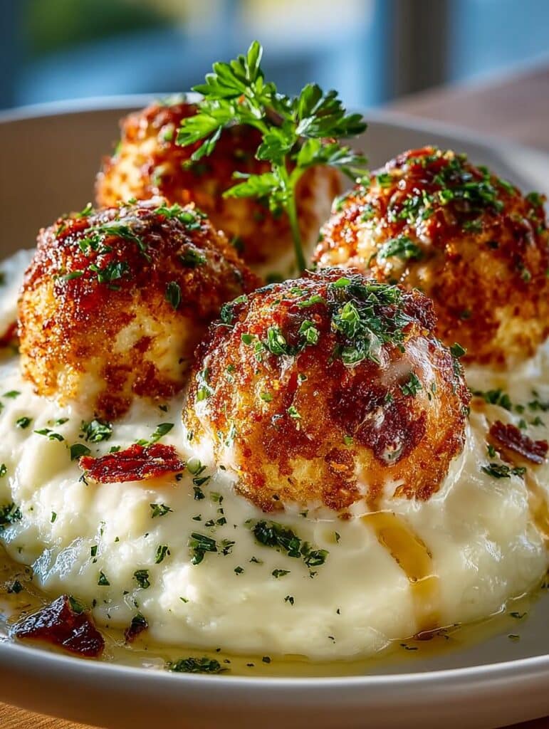 Parmesan Cloud Chicken Bombs