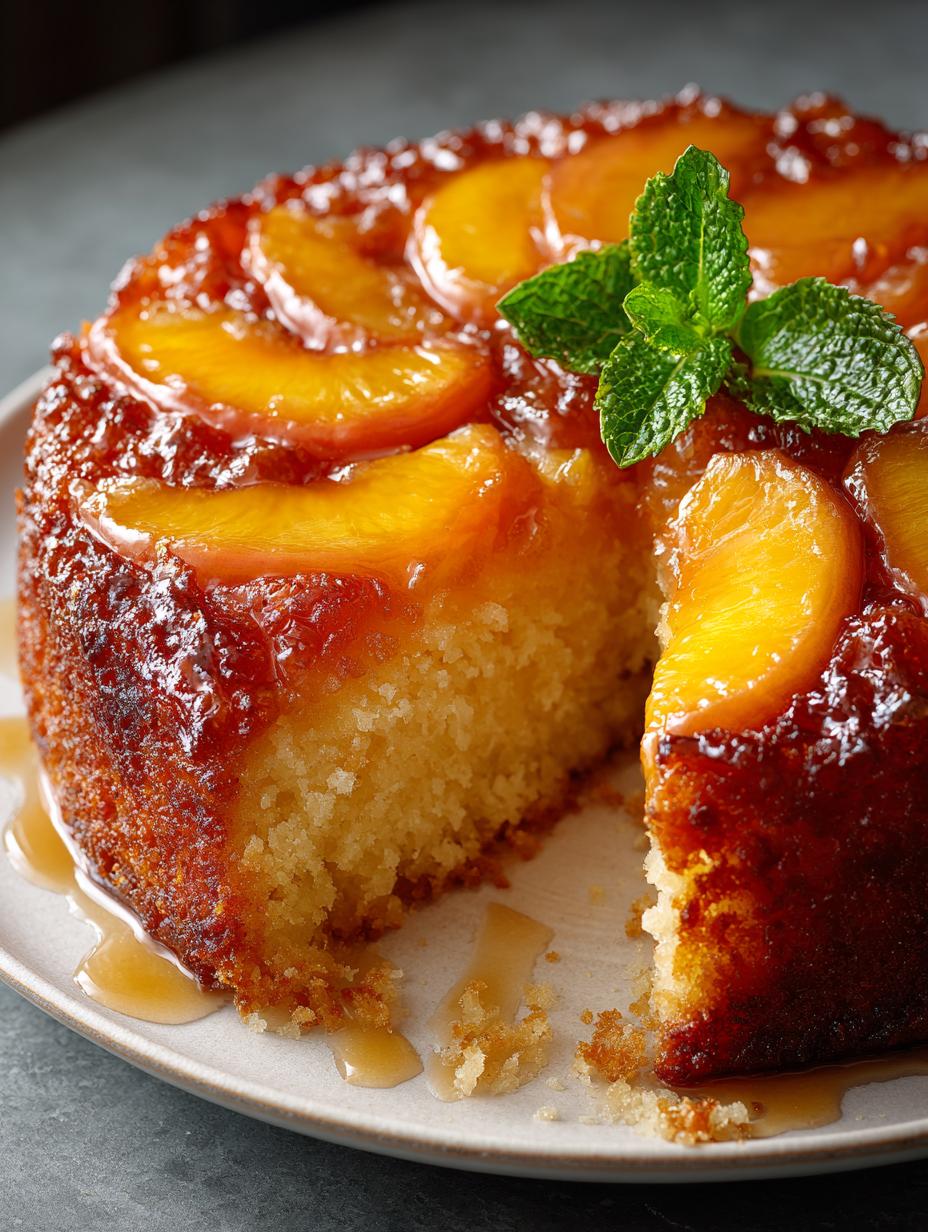 Peach Upside Down Cake: 10 Reasons to Try This Delightful Dessert - Peach Upside Down Cake - main visual representation