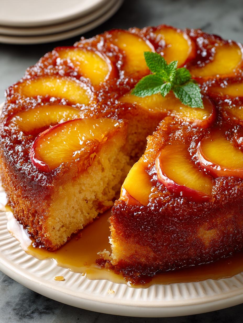 Peach Upside Down Cake