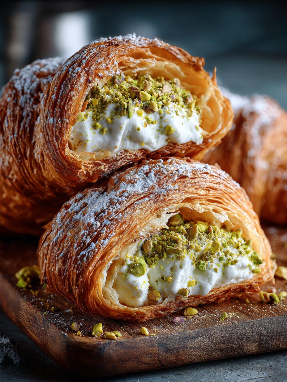 Pistachio Cream Croissant: 12 Irresistible Treats - Pistachio Cream Croissant - additional detail