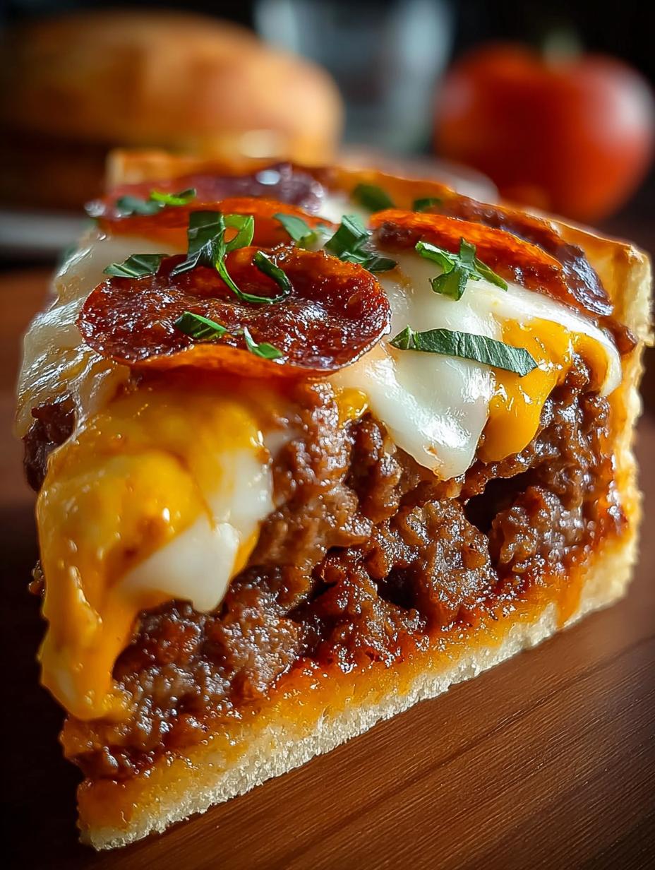 Pizza Burger Pie
