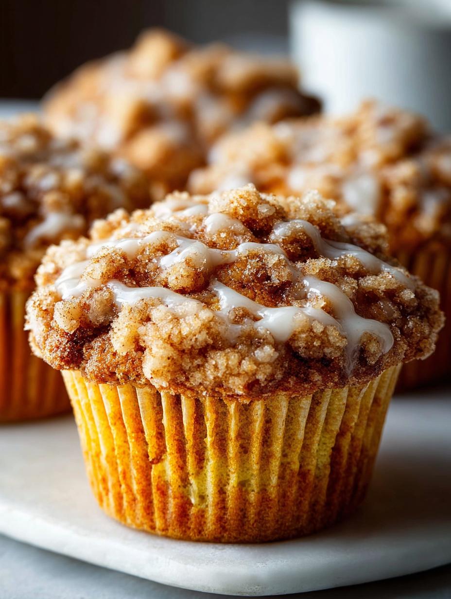 Pumpkin Crumb Cake Muffins