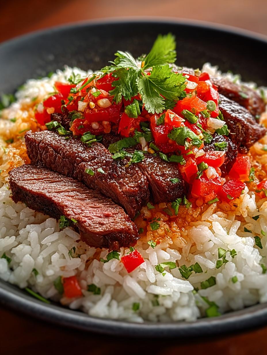 Queso Rice with Steak: 5 Irresistible Comforting Recipes - Queso Rice with Steak - additional detail