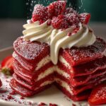 Red Velvet Pancakes