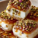 Ricotta Pistachio Honey Bites