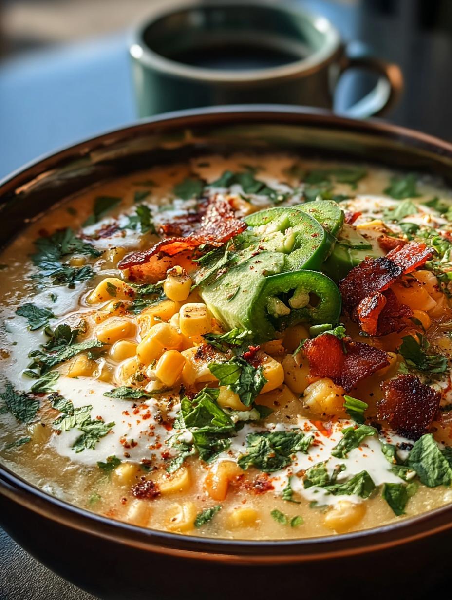 Roasted Poblano Corn Chowder: 5 Comforting Secrets - Roasted Poblano Corn Chowder - additional detail