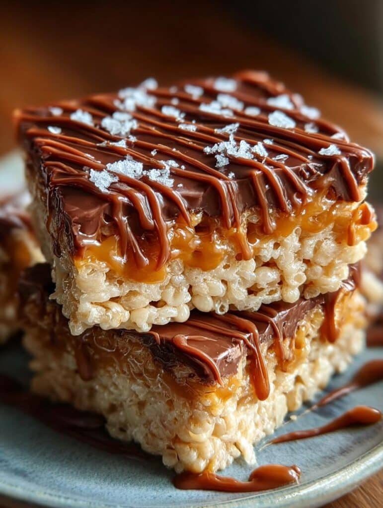 Salted Caramel Rice Krispie