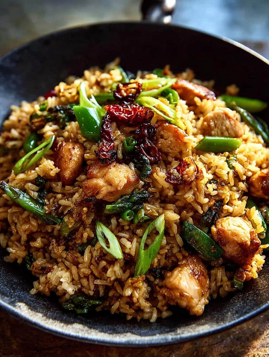 Sesame Ginger Chicken Fried Rice: A Comforting Delight 1 Sesame Ginger Chicken Fried