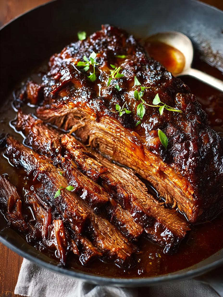 Slow Cooked Beef Brisket