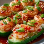 Spicy Sriracha Shrimp Cucumber