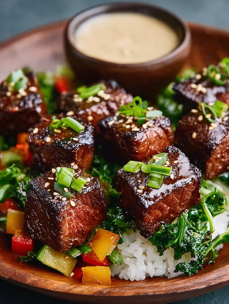 Steak Bites with Miso