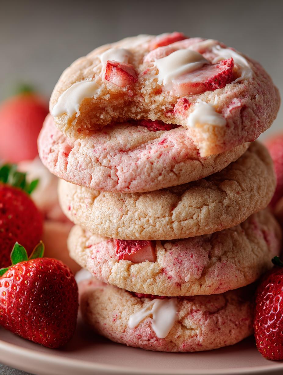Delicious Strawberry Cheesecake Cookies Recipe for You - Strawberry Cheesecake Cookies - main visual representation