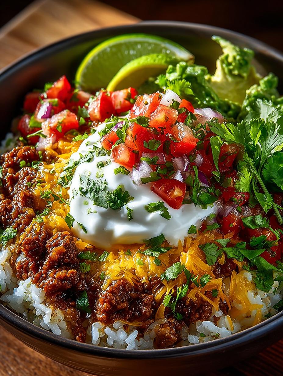 Delicious Taco Rice Bowl Recipe for Taco Night - Taco Rice Bowl - additional detail