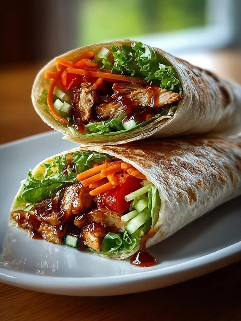Teriyaki Chicken Wrap For
