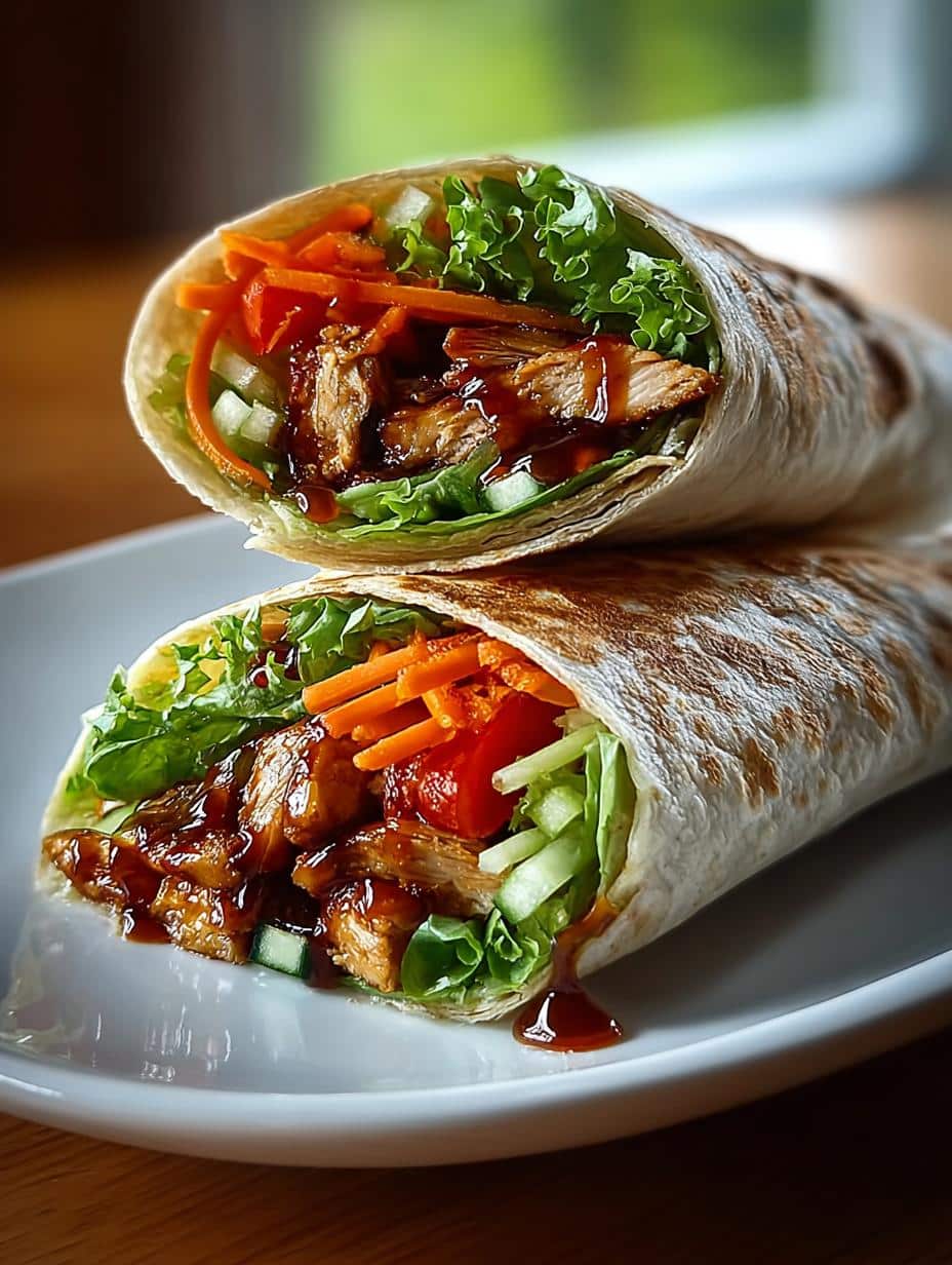 Teriyaki Chicken Wrap For