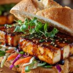 Teriyaki Tofu Sandwich