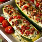 Tuscan Stuffed Zucchini Boats