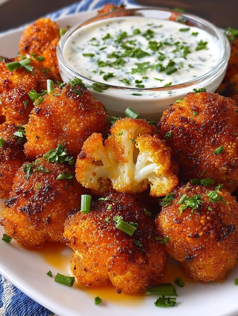 Vegan Cauliflower Buffalo Wings