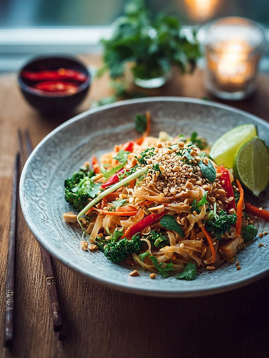 Vegan Pad Thai: 7 Reasons to Love this Plant-Based Delight - Vegan Pad Thai - main visual representation