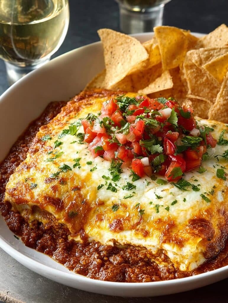 Vegetarian Hatch Chile Enchiladas