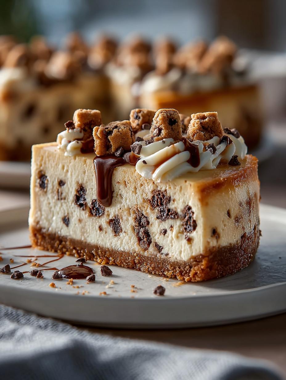 Bake Cookie Dough Cheesecake: 6 Indulgent Layers - Bake Cookie Dough Cheesecake - additional detail